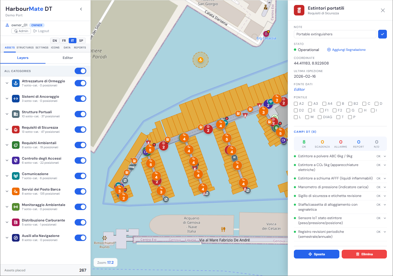 HarbourMate Dashboard — Digital Twin marina